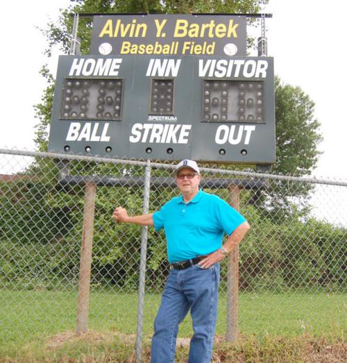 Alvin Bartek In Front Of Bb Office